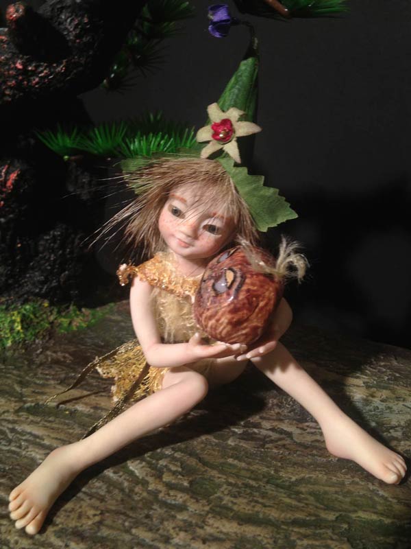 Baby Fairie Pixie Malika and the sweet Chestnut